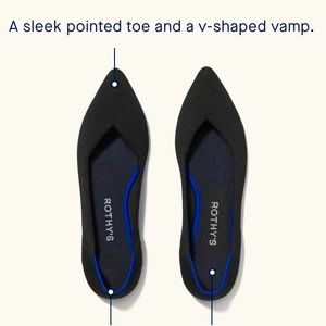 Rothy’s “The Point” Shoe in Black